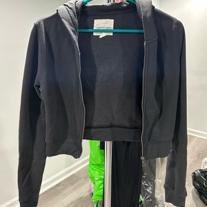 AE cropped hooded sweatshirt